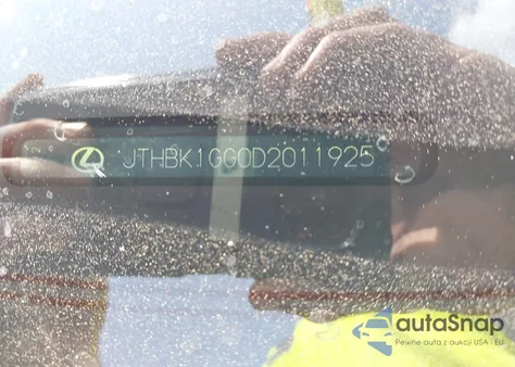 2013 Lexus Es 350 из США, поврежденный, VIN JTHBK1GG0D2011925